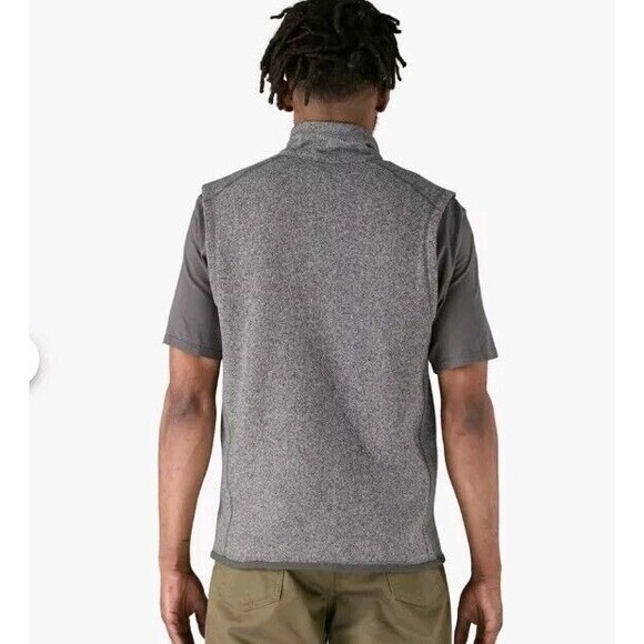 Patagonia Better Sweater Fleece Vest Heathered Gray Men's Size M VGUC - Picture 3 of 9